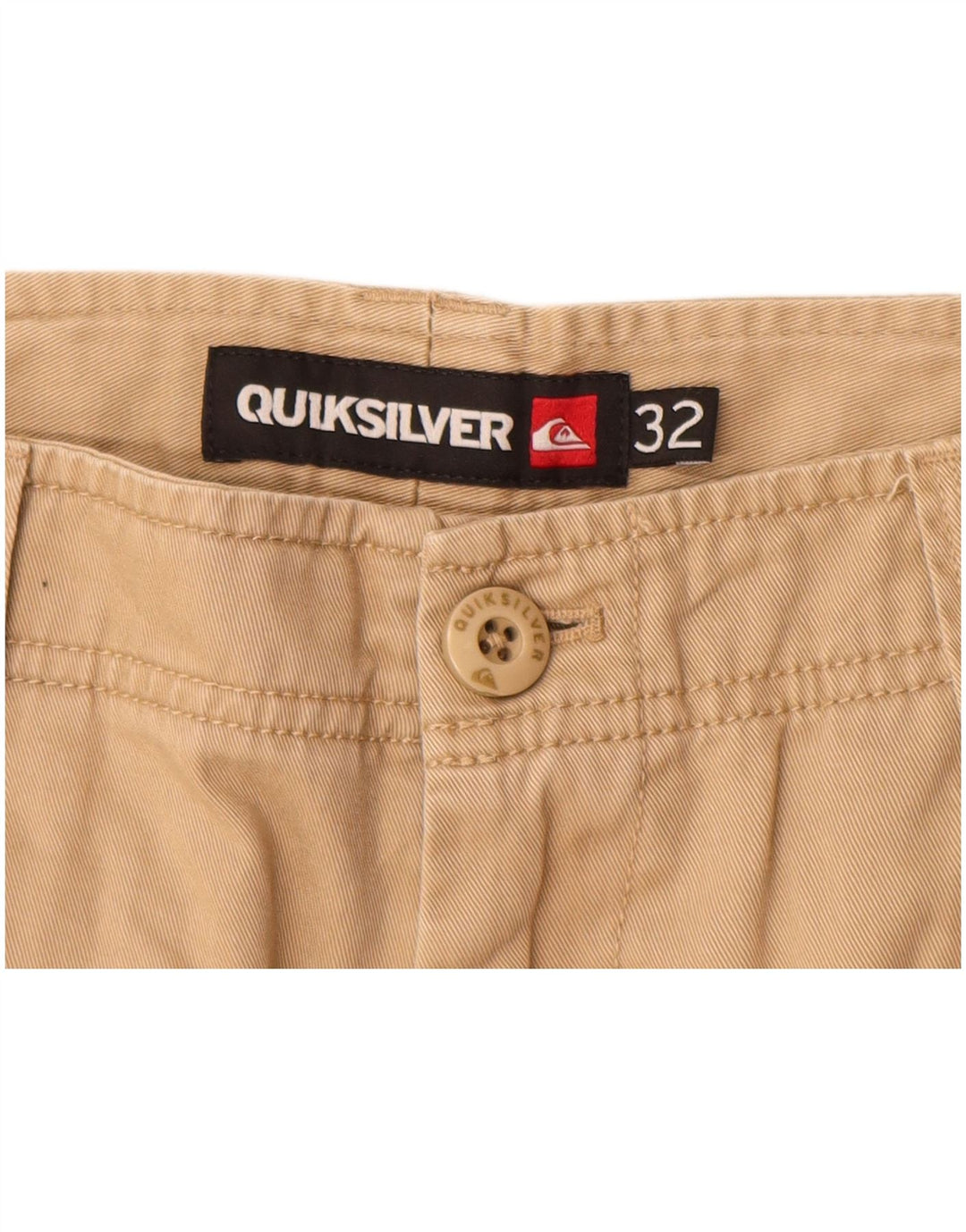 QUIKSILVER Мужские шорты карго W32, средний, бежевый, хлопок