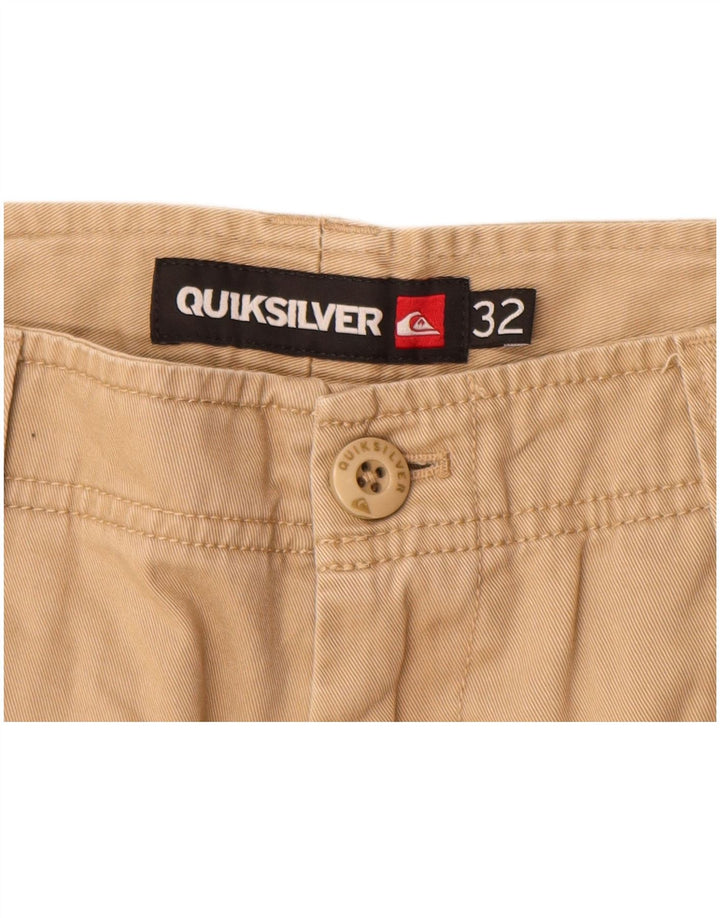 QUIKSILVER Мужские шорты карго W32, средний, бежевый, хлопок