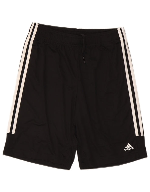 Спортивные шорты Adidas Aeroready для мальчиков 13-14 лет, черный полиэстер