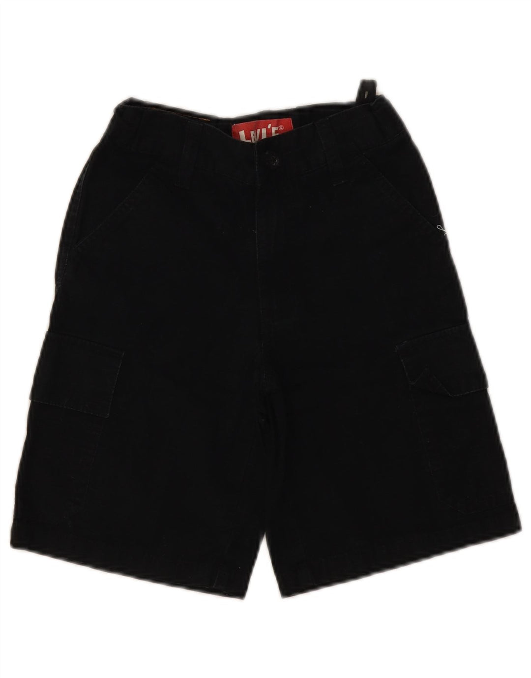 Шорты-карго Levi's для мальчиков 7–8 лет W24 L8, черный хлопок
