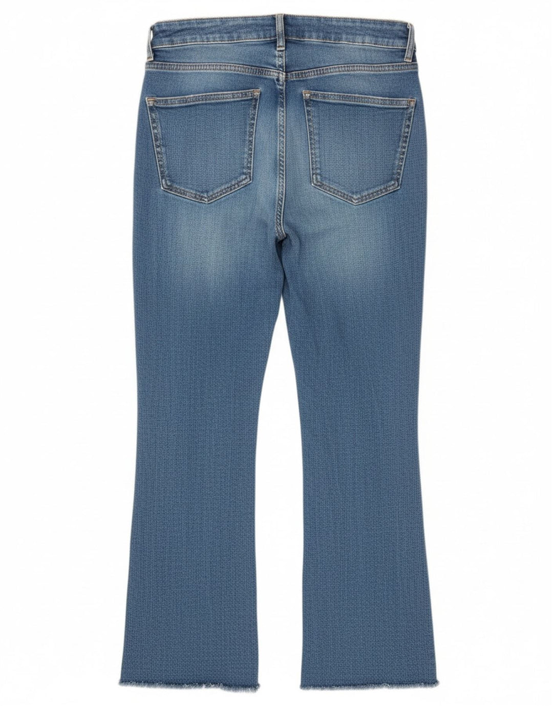 Женские укороченные джинсы Zara Bootcut EU 38, маленькие W28 L26, синие