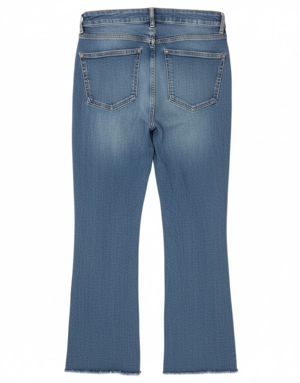 Женские укороченные джинсы Zara Bootcut EU 38, маленькие W28 L26, синие