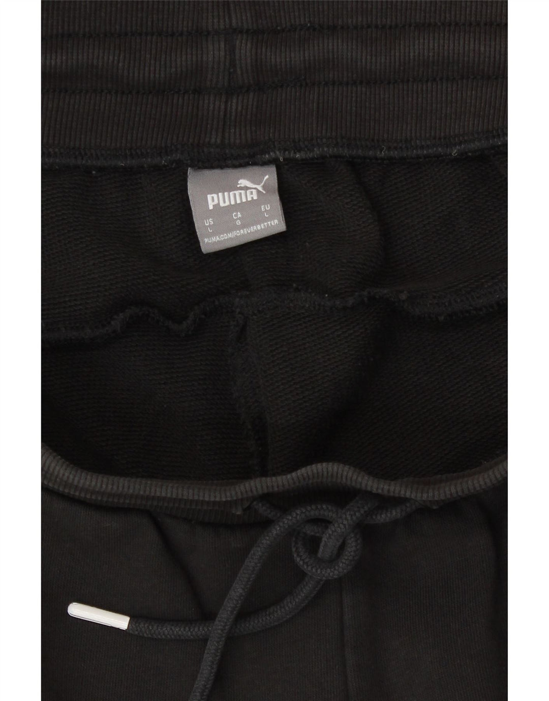 Женские спортивные шорты с рисунком Puma, большие черные
