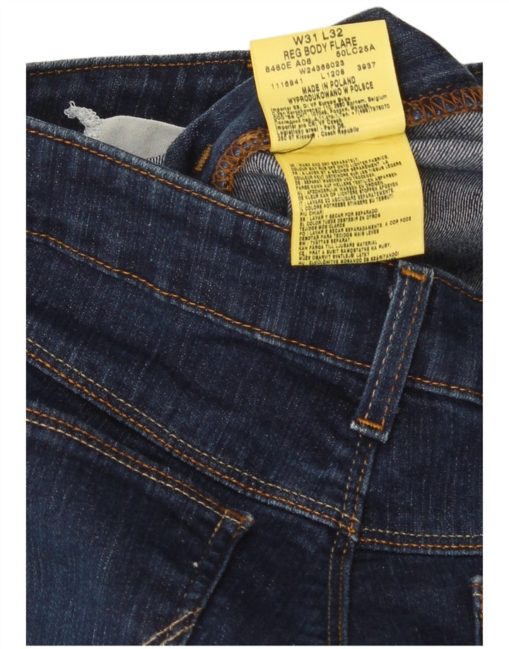 Женские расклешенные джинсы Wrangler W31 L32, темно-синий, хлопок