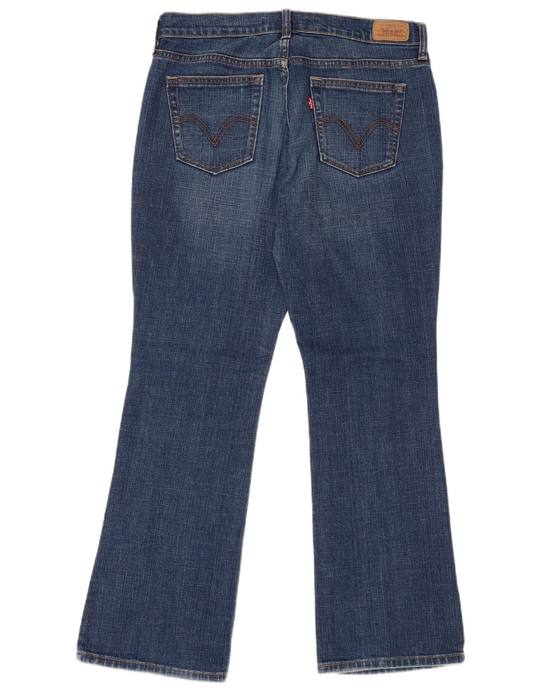 Женские джинсы Levi's 515 Bootcut США 8, средние W32 L29, синие, хлопок