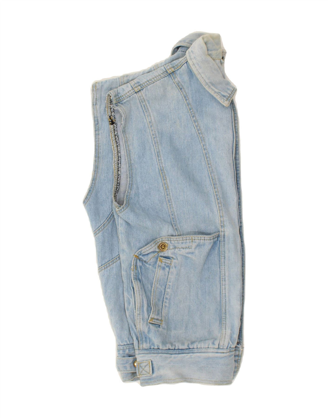 WATSON'S Womens Denim Gilet EU 38/40 Medium Blue Cotton Vintage Watson's and Second-Hand Watson's from Messina Hembry 