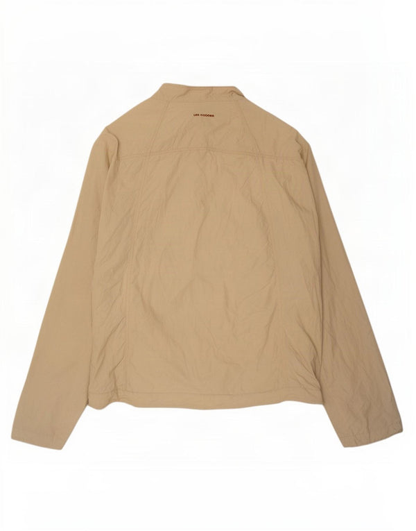 Мужская куртка-бомбер Lee Cooper UK 44 2XL, бежевый нейлон