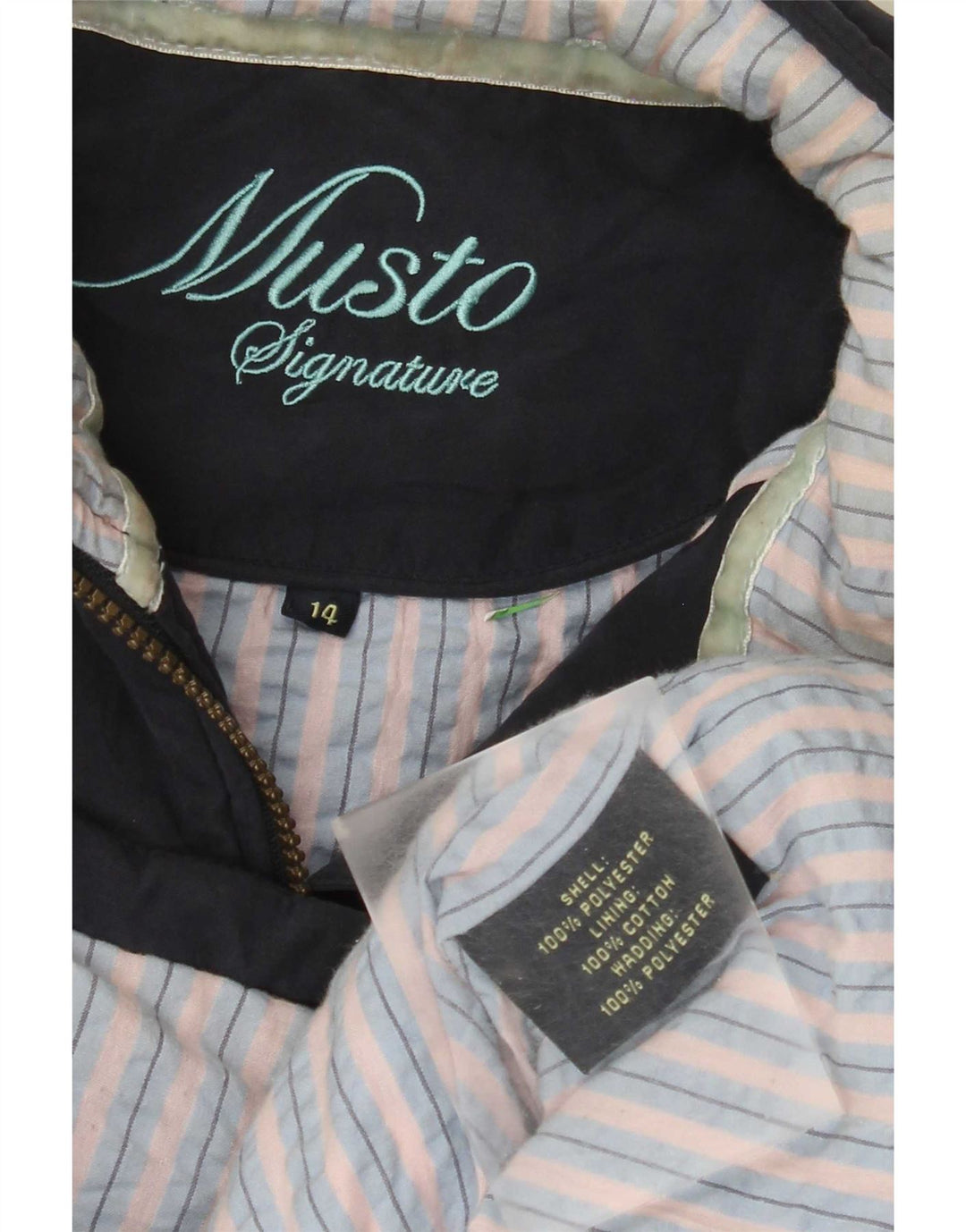Женский утепленный жилет Musto UK 14, большой размер, темно-синий, полиэстер
