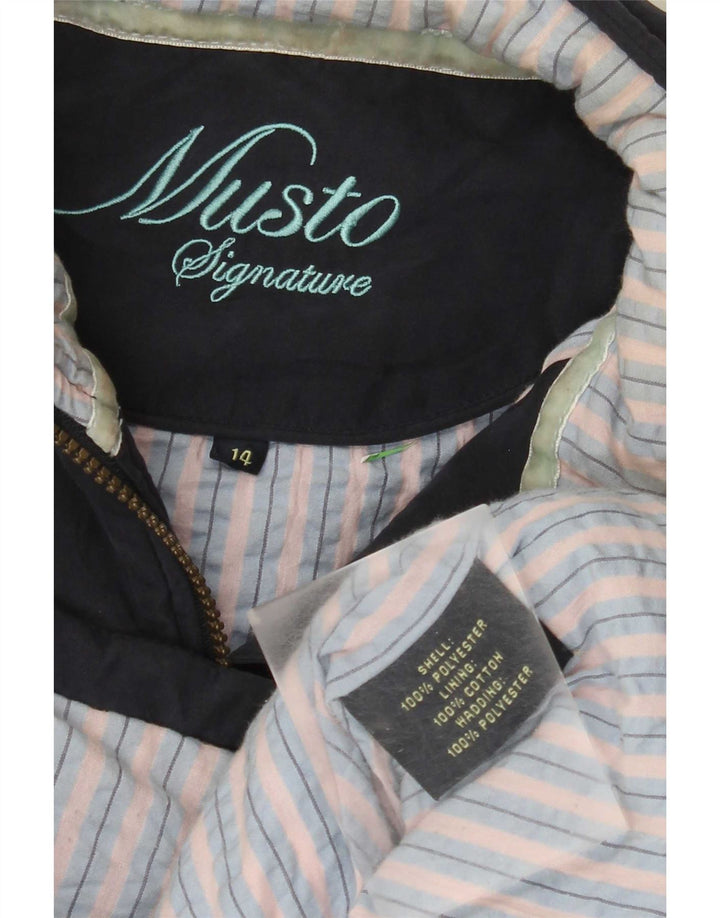 Женский утепленный жилет Musto UK 14, большой размер, темно-синий, полиэстер
