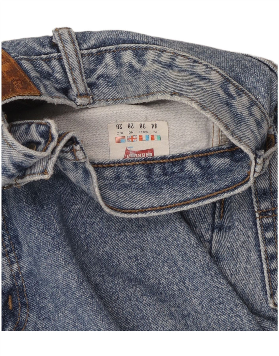 Женские зауженные джинсы Carrera W28 L30, синий хлопок