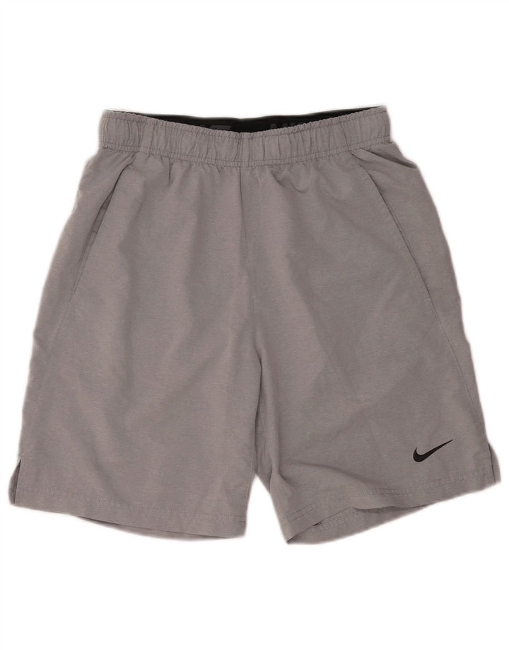 Мужские спортивные шорты NIKE Dri Fit, маленькие серые, полиэстер