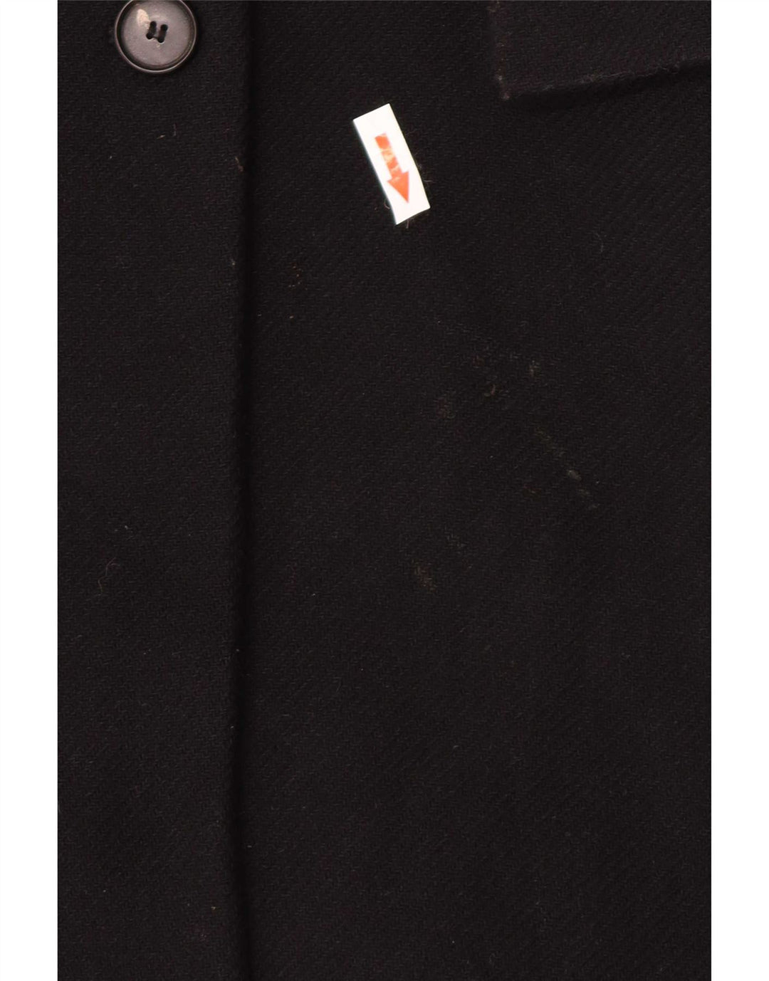 Женское двубортное пальто Zara UK 14, средний черный, шерсть