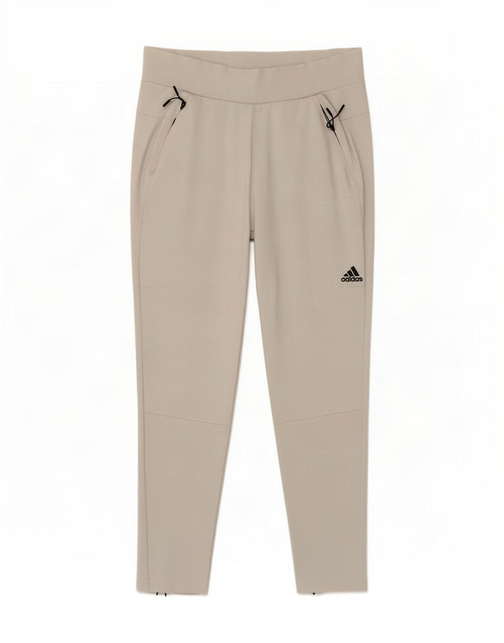 Женские укороченные спортивные брюки Adidas UK 12/14, средний белый вискоза