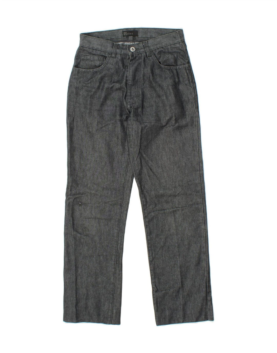 JULES Mens Straight Jeans W32 L28 Grey Cotton Vintage Jules and Second-Hand Jules from Messina Hembry 