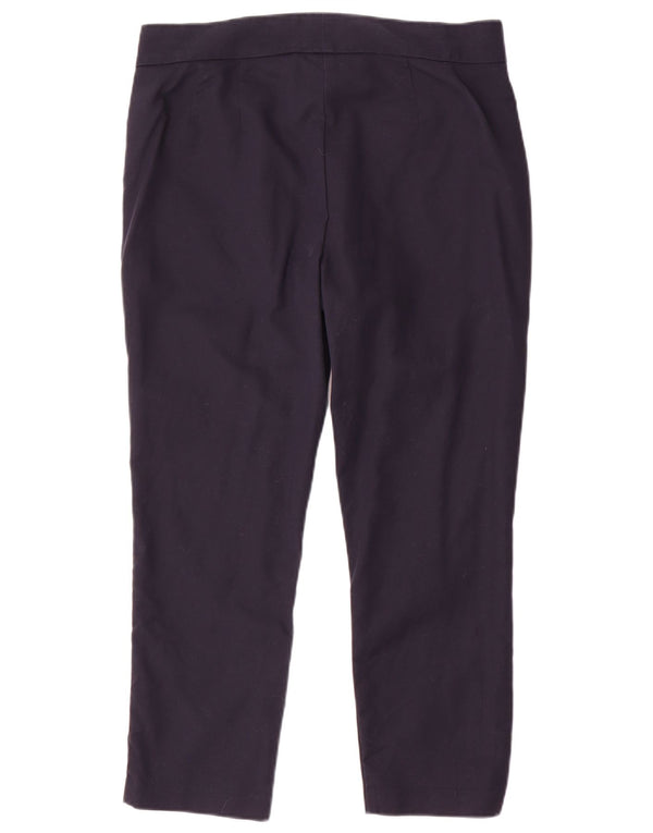 Женские укороченные брюки узкого кроя Marks & Spencer UK 12 Medium W32 L25 Темно-синие