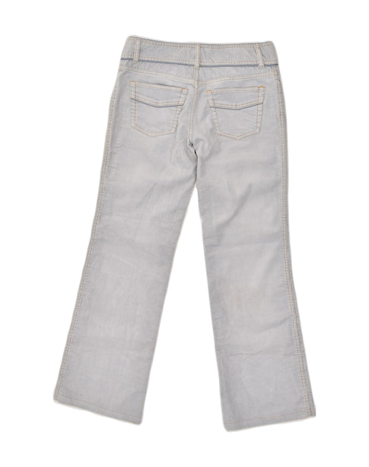 MASSIMO DUTTI Womens Straight Corduroy Trousers W30 L30  Blue Polyester | Vintage Massimo Dutti | Thrift | Second-Hand Massimo Dutti | Used Clothing | Messina Hembry 