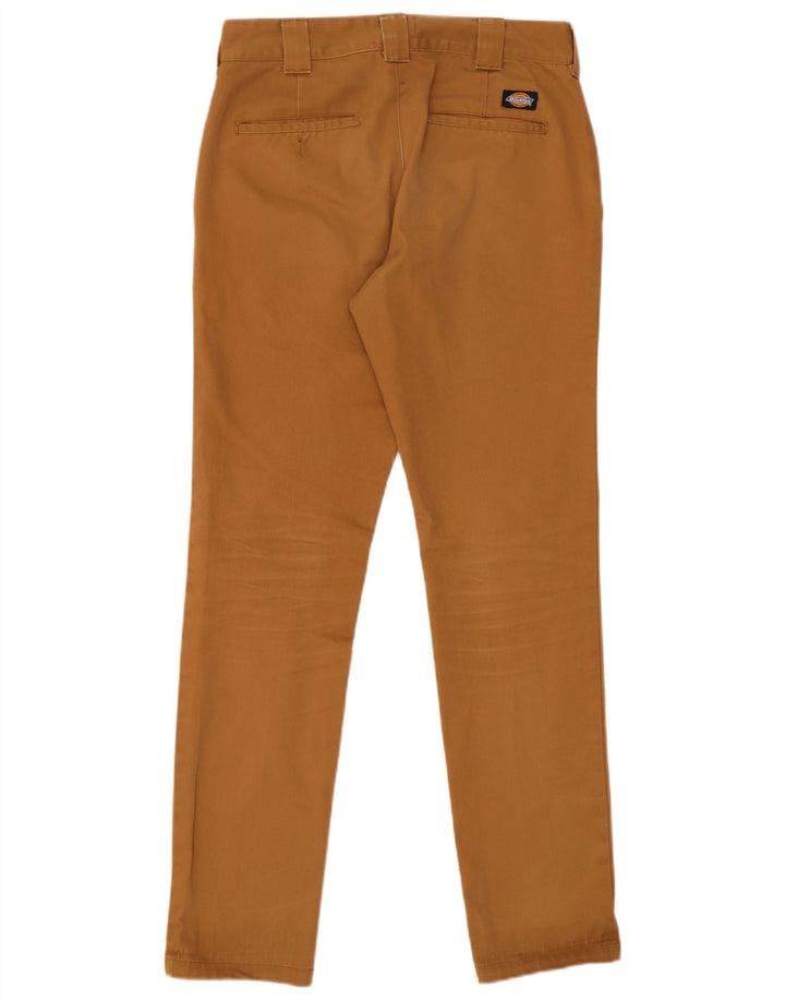 Мужские брюки-чиносы Dickies Slim Fit W32 L32 коричневые из полиэстера