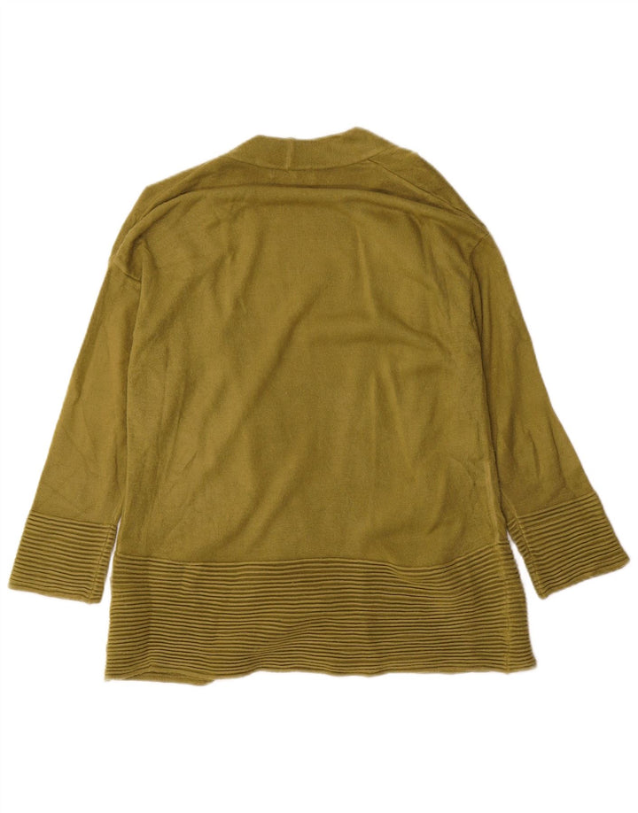 Женский открытый кардиган с рукавами 3/4 Marks & Spencer UK 14, средний хаки