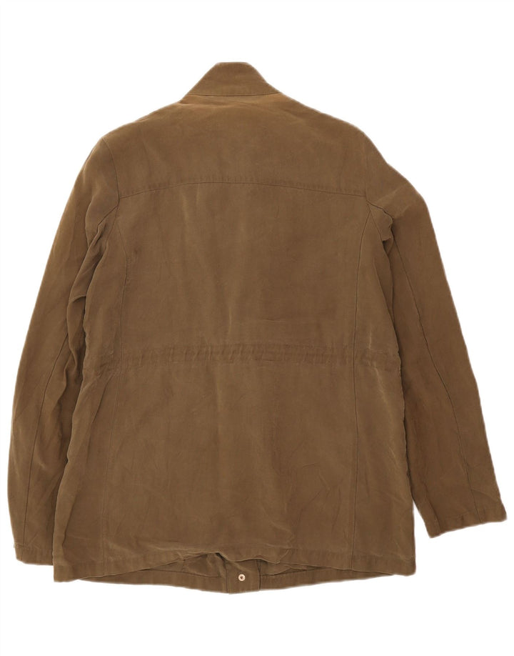 Женская куртка оверсайз Zara UK 6 XS цвета хаки