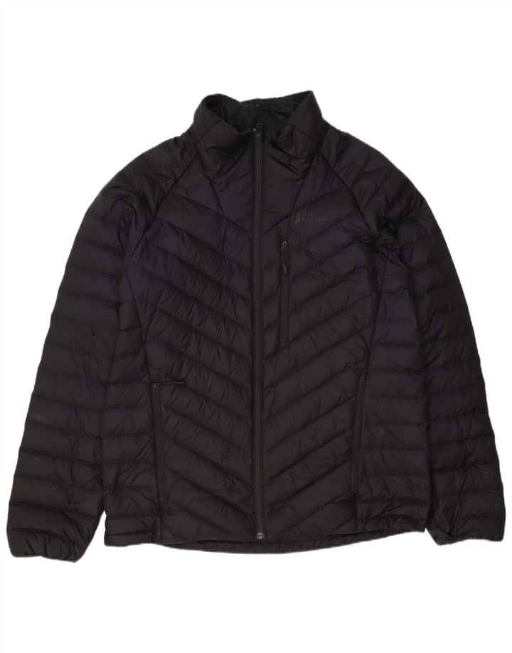 Мужская стеганая куртка Jack Wolfskin UK 42 XL, черный полиэстер