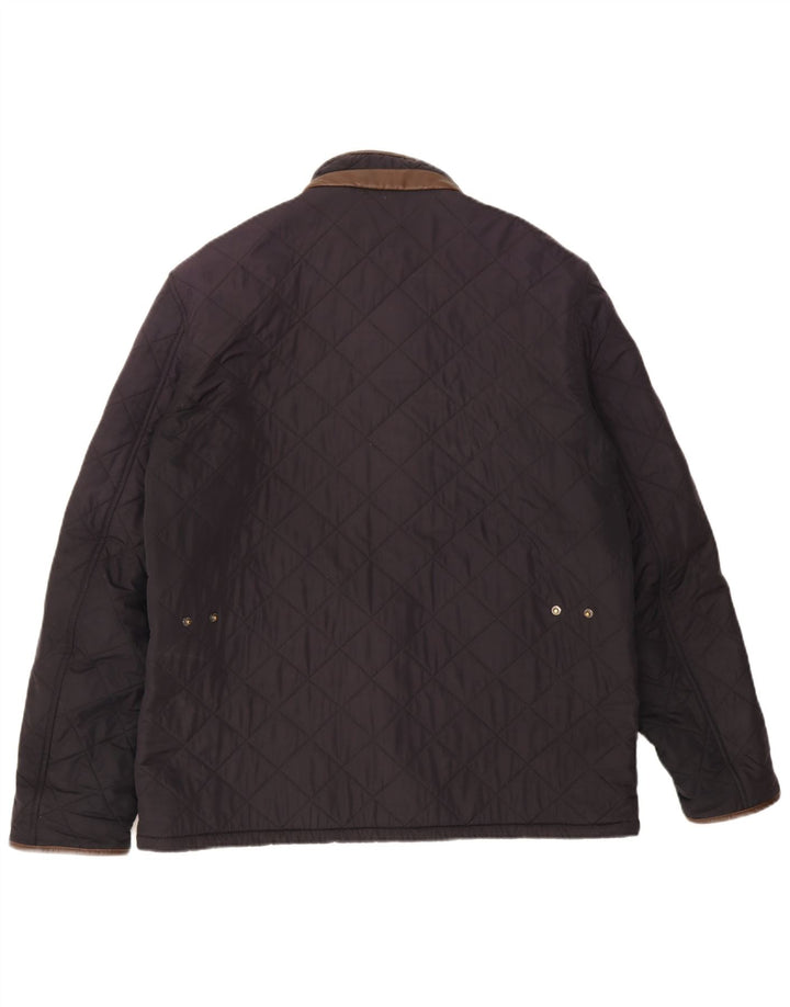 Мужская стеганая куртка Barbour UK 42 XL темно-синяя