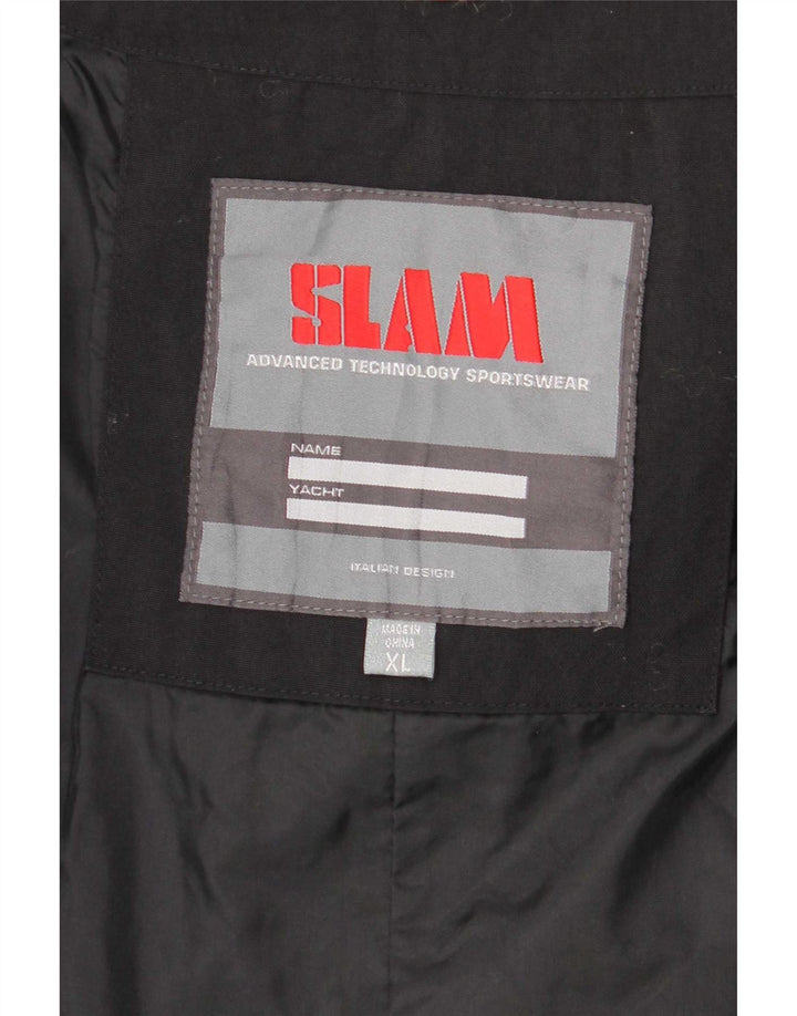 Женская парка Slam с капюшоном, Великобритания 18 XL, черный нейлон