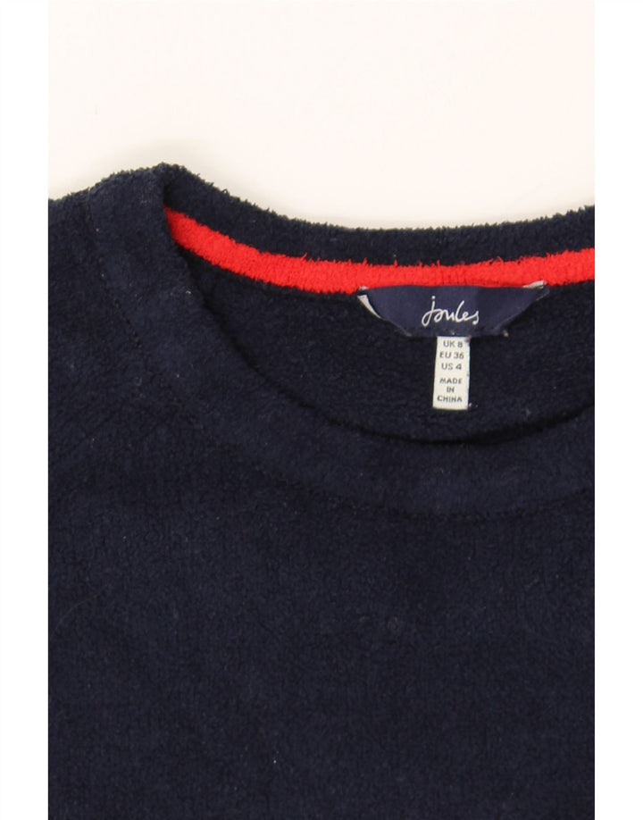 JOULES Womens Fleece Jumper UK 8 Small Multicoloured Colourblock Polyester Vintage Joules and Second-Hand Joules from Messina Hembry 
