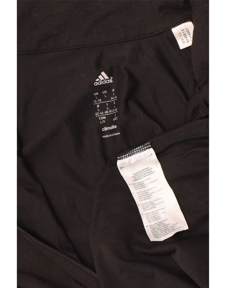 Женский спортивный костюм Adidas Climalite Pullover UK 16/18, большой черный