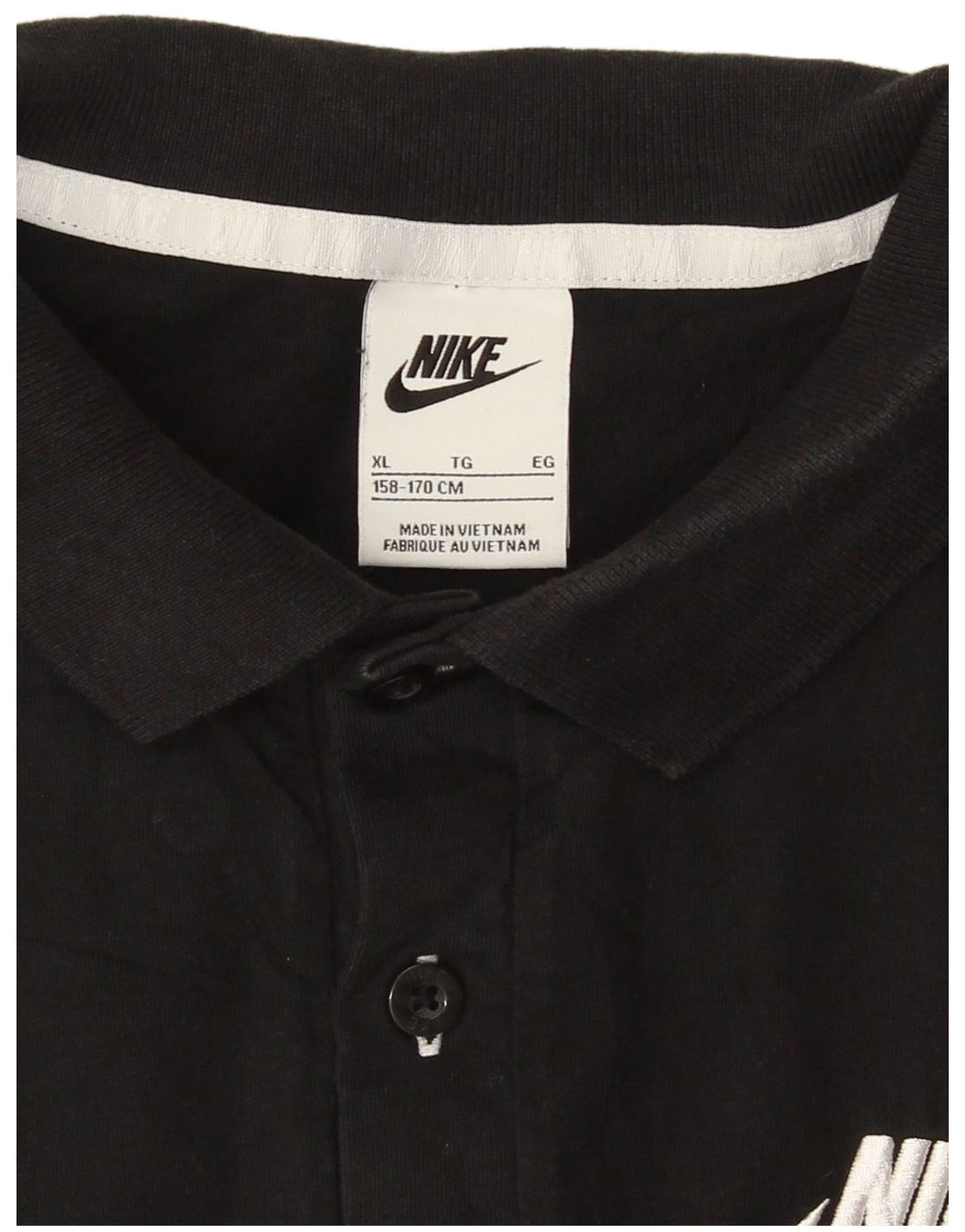 Рубашка-поло Nike для мальчиков 13-14 лет XL, черная