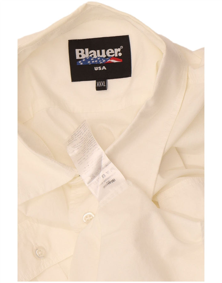 Мужская рубашка Blauer 3XL, белый хлопок