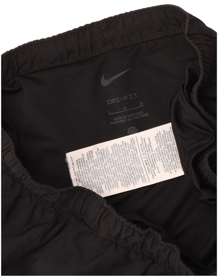 Мужские спортивные шорты Nike Dri Fit, большие черные, полиэстер