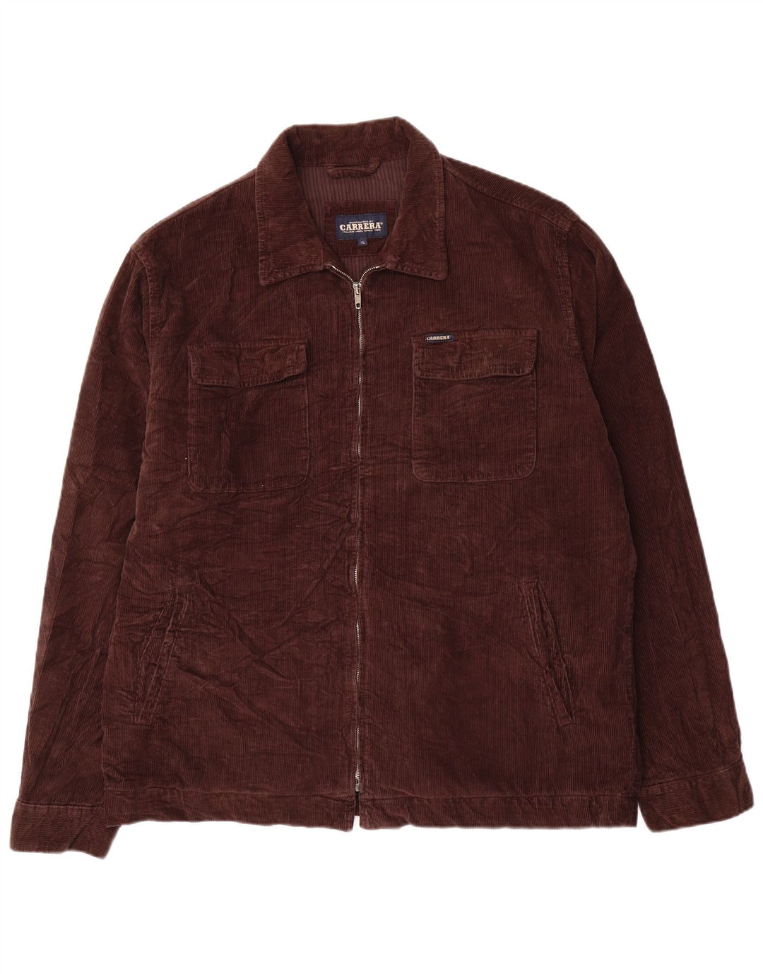 Мужская вельветовая куртка CARRERA UK 42 XL, коричневый хлопок