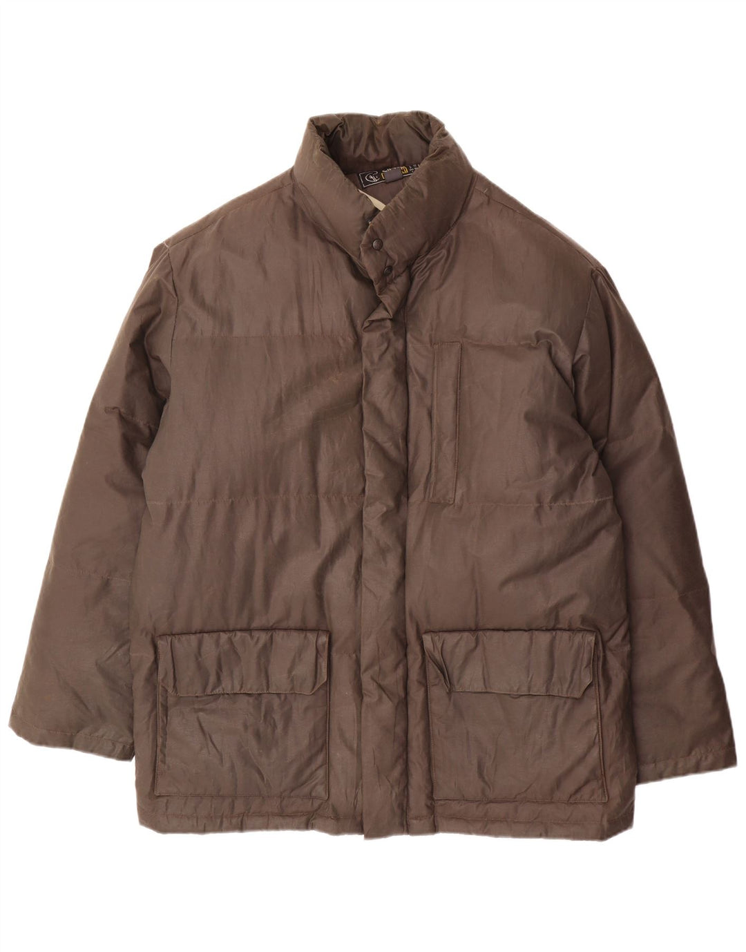 Мужская утепленная куртка свободного кроя Ciesse Piumini IT 48, маленький коричневый хлопок