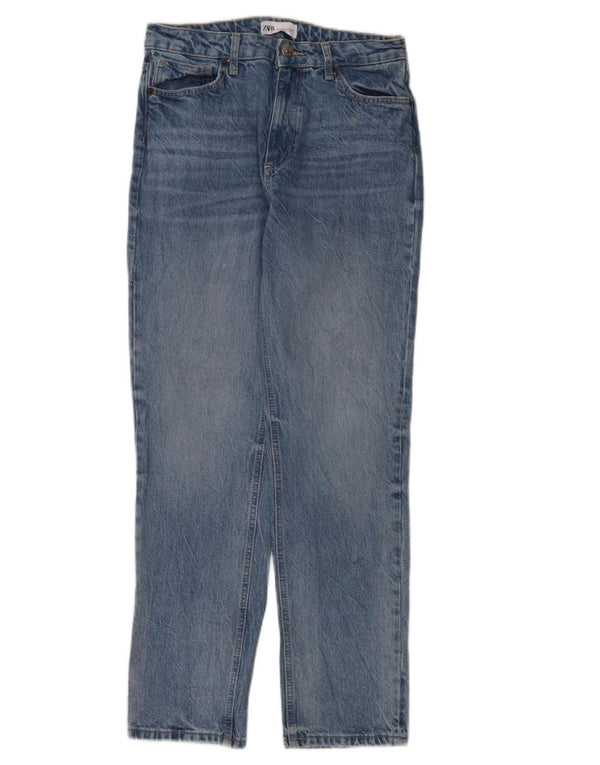 Женские прямые джинсы Zara EU 40 Medium W30 L31 Синие