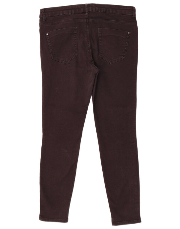 Женские джинсы скинни Zara EU 44 XL W34 L27, черные цветные блоки