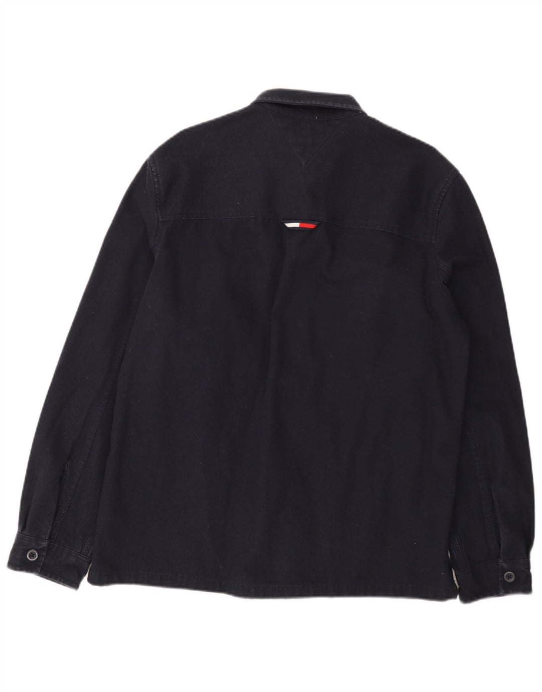Мужская рубашка Tommy Hilfiger Lumberjack с рисунком темно-синего цвета, хлопок