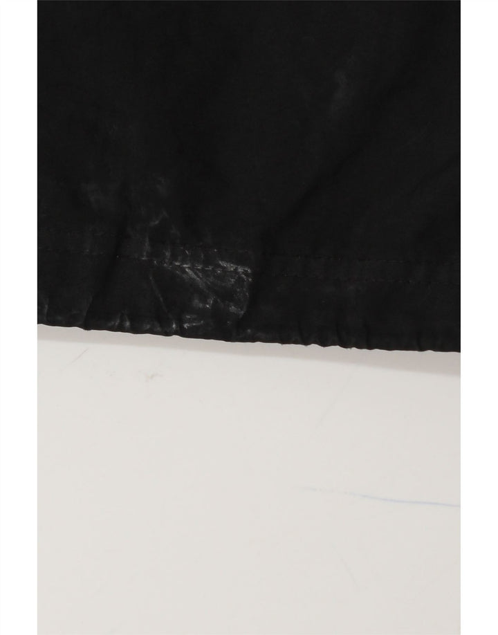 HELLY HANSEN Mens Hooded Rain Jacket UK 38 Medium Black Polyester