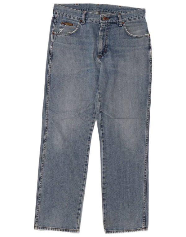 Мужские прямые джинсы Wrangler W33 L30 синие, хлопок