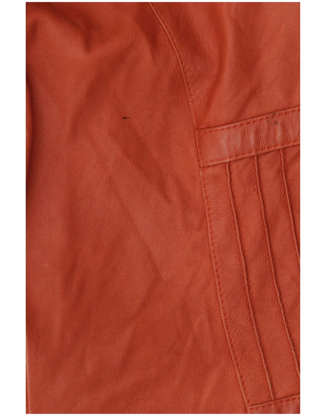 ELEGANCE PARIS Женский пиджак на 2 пуговицах UK 20 2XL Коричневый кожаный пиджак