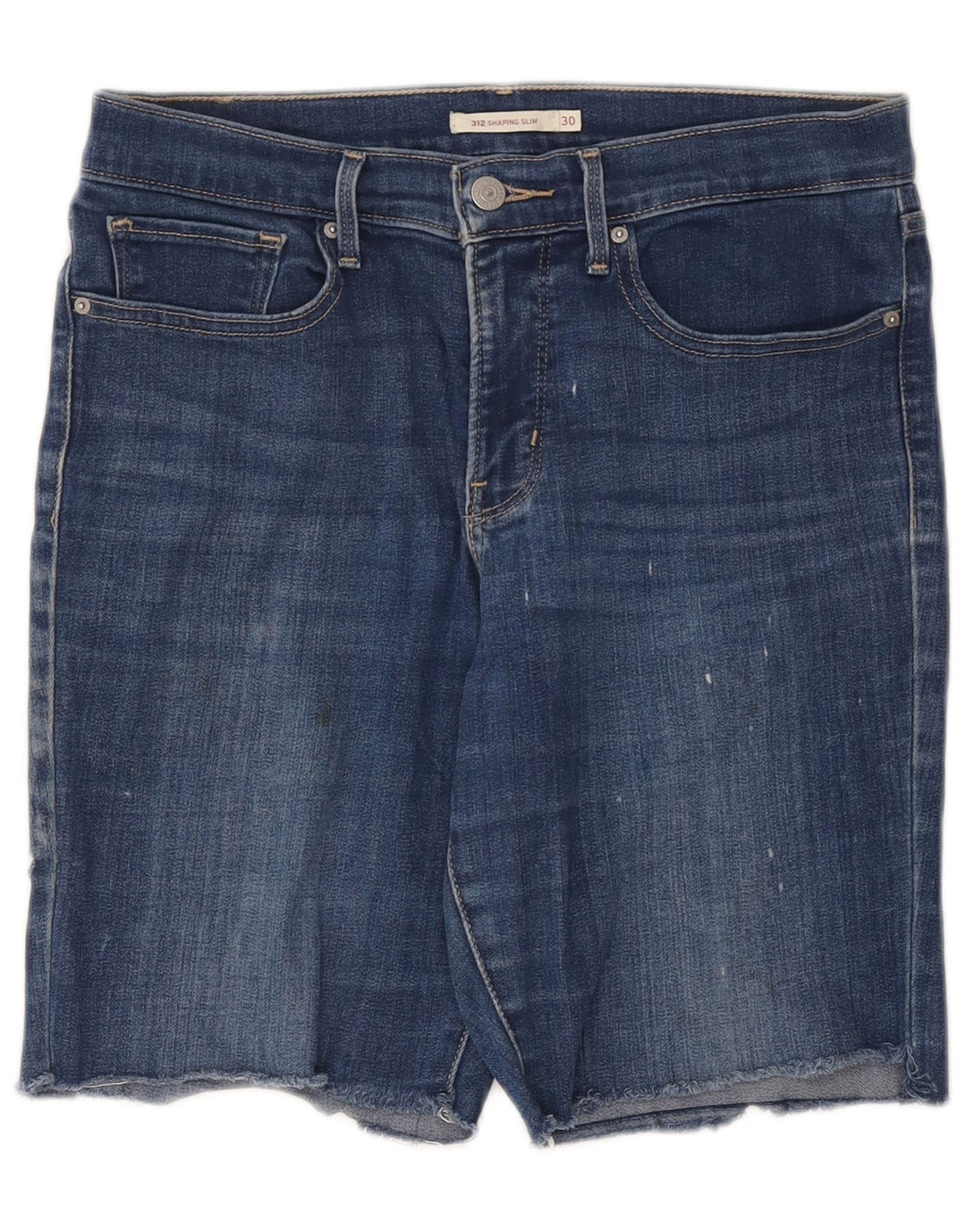 Женские джинсовые шорты Levi's 312 W30, средний синий хлопок