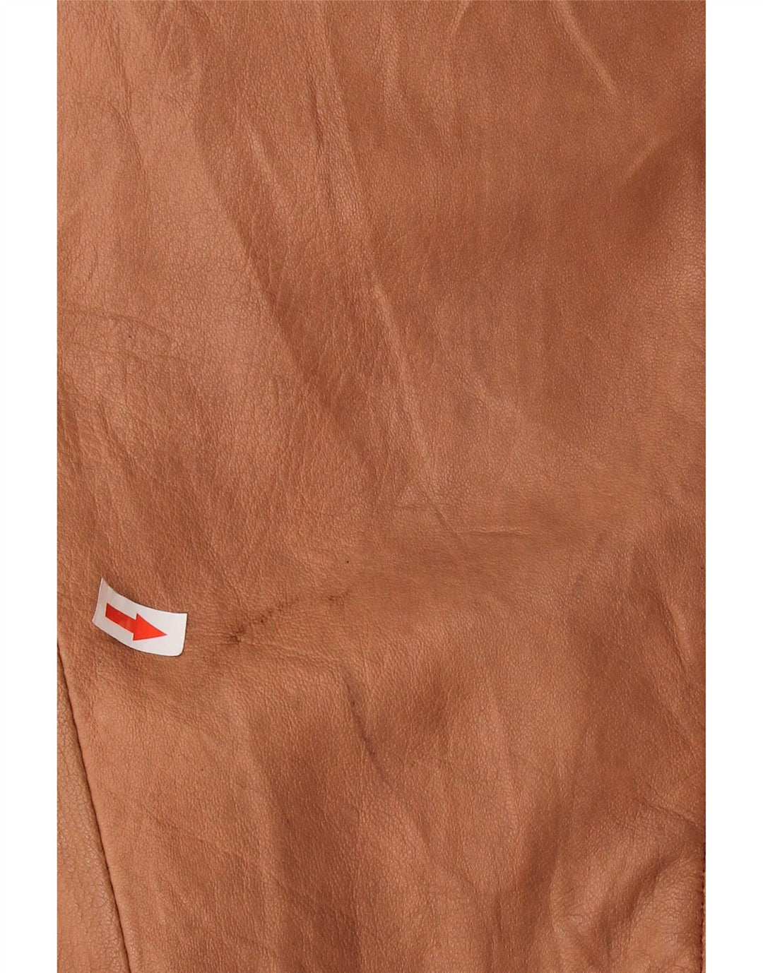 Винтажная женская дубленка оверсайз UK 16, большая коричневая