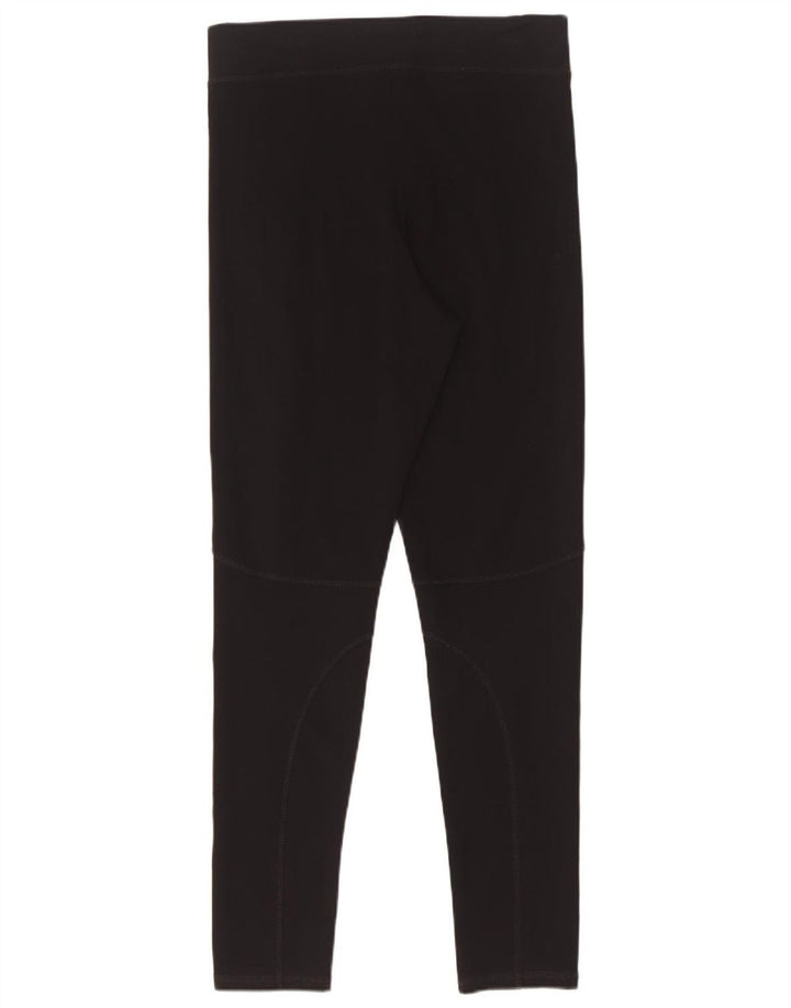 Женские леггинсы Zara UK 8, маленькие черные из полиамида