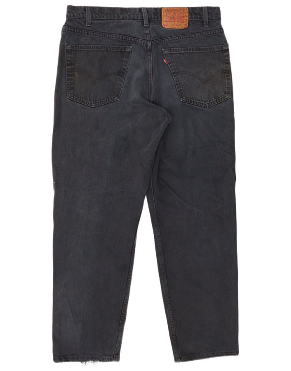 Мужские прямые джинсы свободного кроя Levi's 550 W38 L30 темно-синие, хлопок