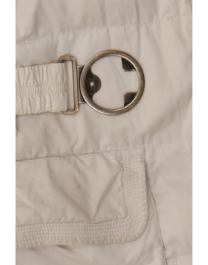 MARLBORO CLASSICS Womens Padded Coat EU 44 XL White Polyester Vintage Marlboro Classics and Second-Hand Marlboro Classics from Messina Hembry 