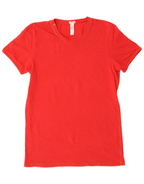 Женская футболка DIESEL Top UK 10 Small Red Cotton