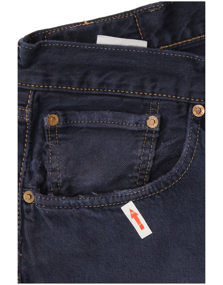 Мужские прямые джинсы Levi's 501 W38 L27 темно-синие