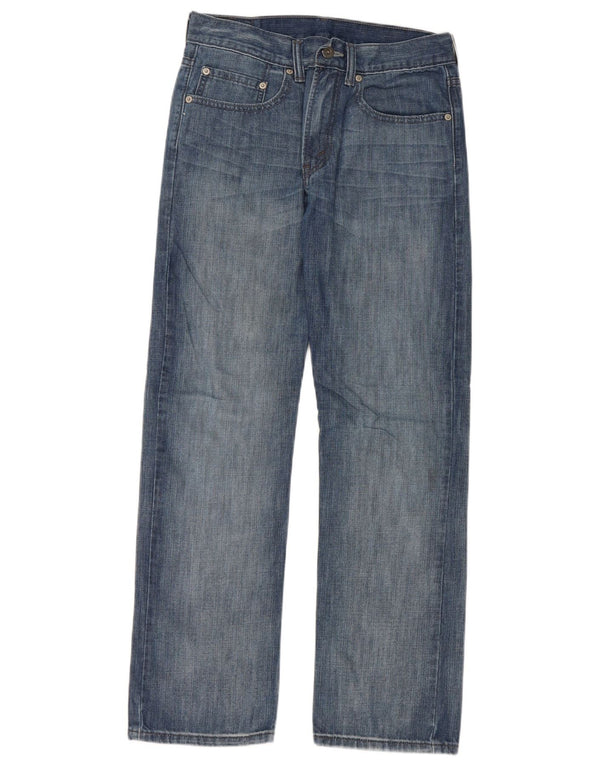 LEVI'S Mens 514 Straight Jeans W28 L28 Blue Cotton