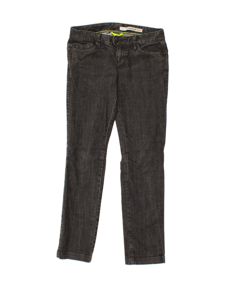 DKNY Womens Slim Jeans W28 L30  Grey Cotton Vintage Dkny and Second-Hand Dkny from Messina Hembry 
