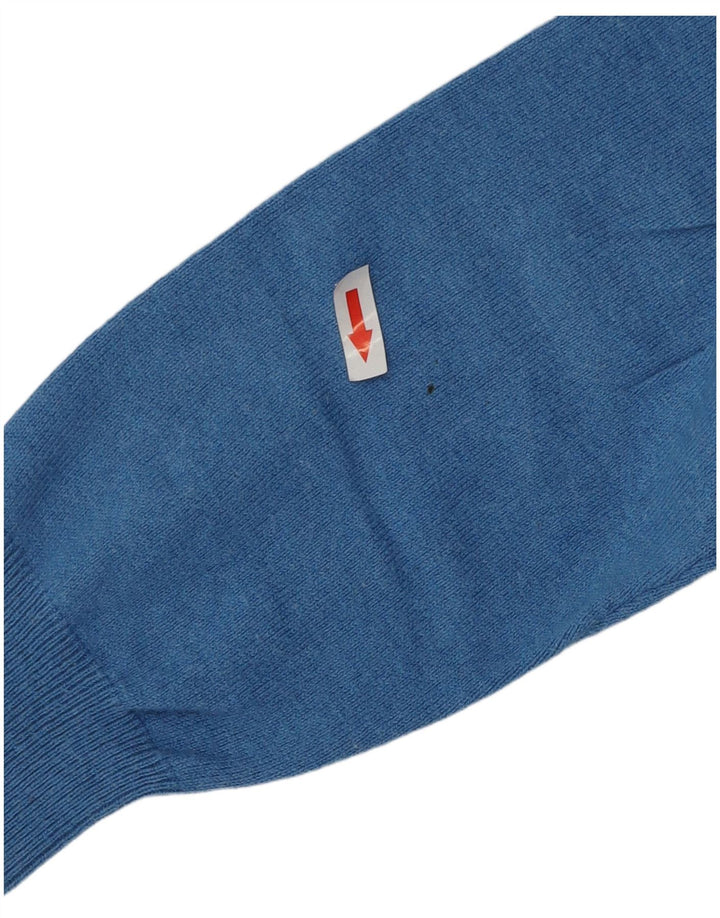 Мужской джемпер с v-образным вырезом Superdry XL, синий хлопок