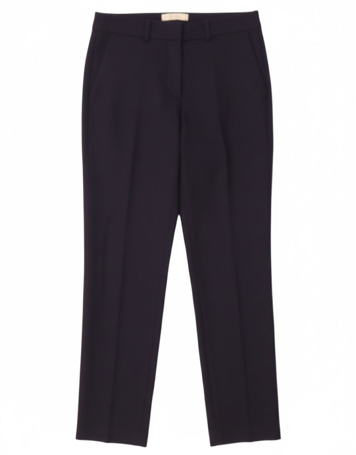 HOBBS Женские узкие брюки чинос среднего размера W28 L28 Темно-синие шерстяные